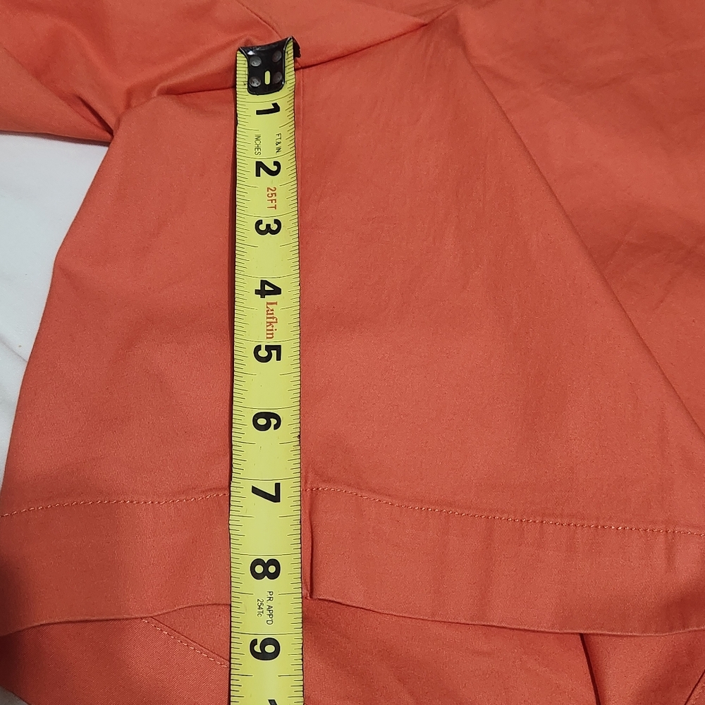 Talbots Woman Shorts Orange Salmon Summer Cotton NWOT 22W - Picture 10 of 12